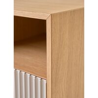 672 Bedside Table Light Oak