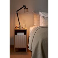 672 Bedside Table Light Oak