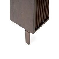 672 Bedside Table Dark Oak