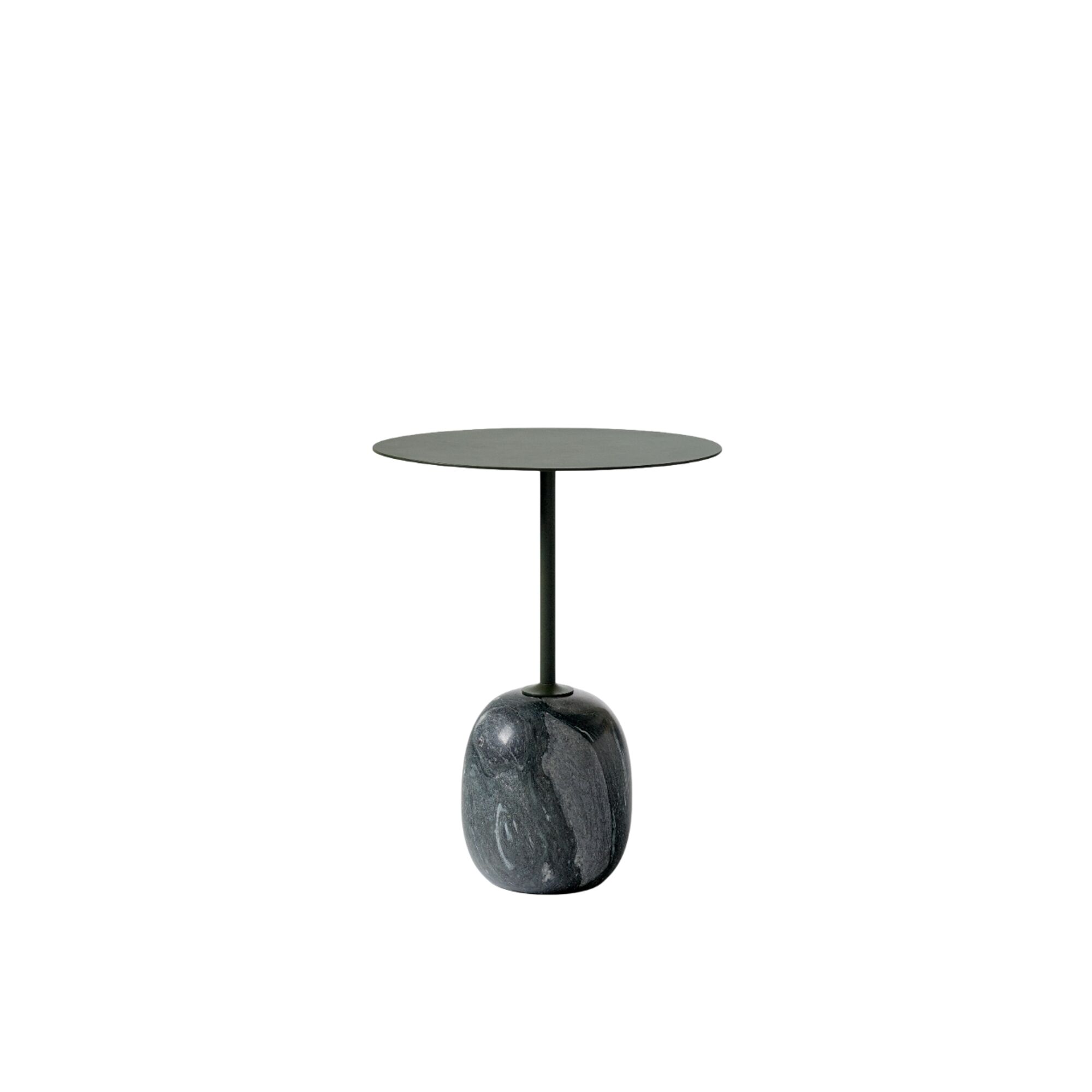 Table Basse Lato LN8 en Marbre Vert foncé/Verde Grigio