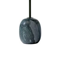 Lato LN8 Tavolino da Caffè in Marmo Verde Scuro/verde Grigio