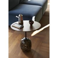 Lato LN9 Coffee Table Oval Deep Green/Verde Grigio Marble