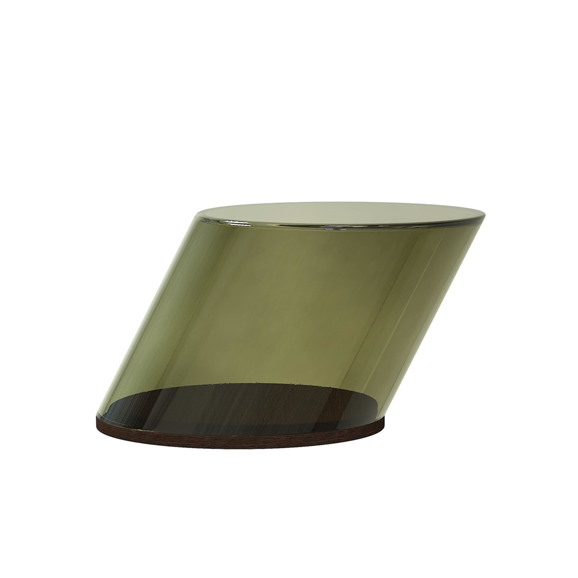Tilt salongbord flaskegrønn/glass