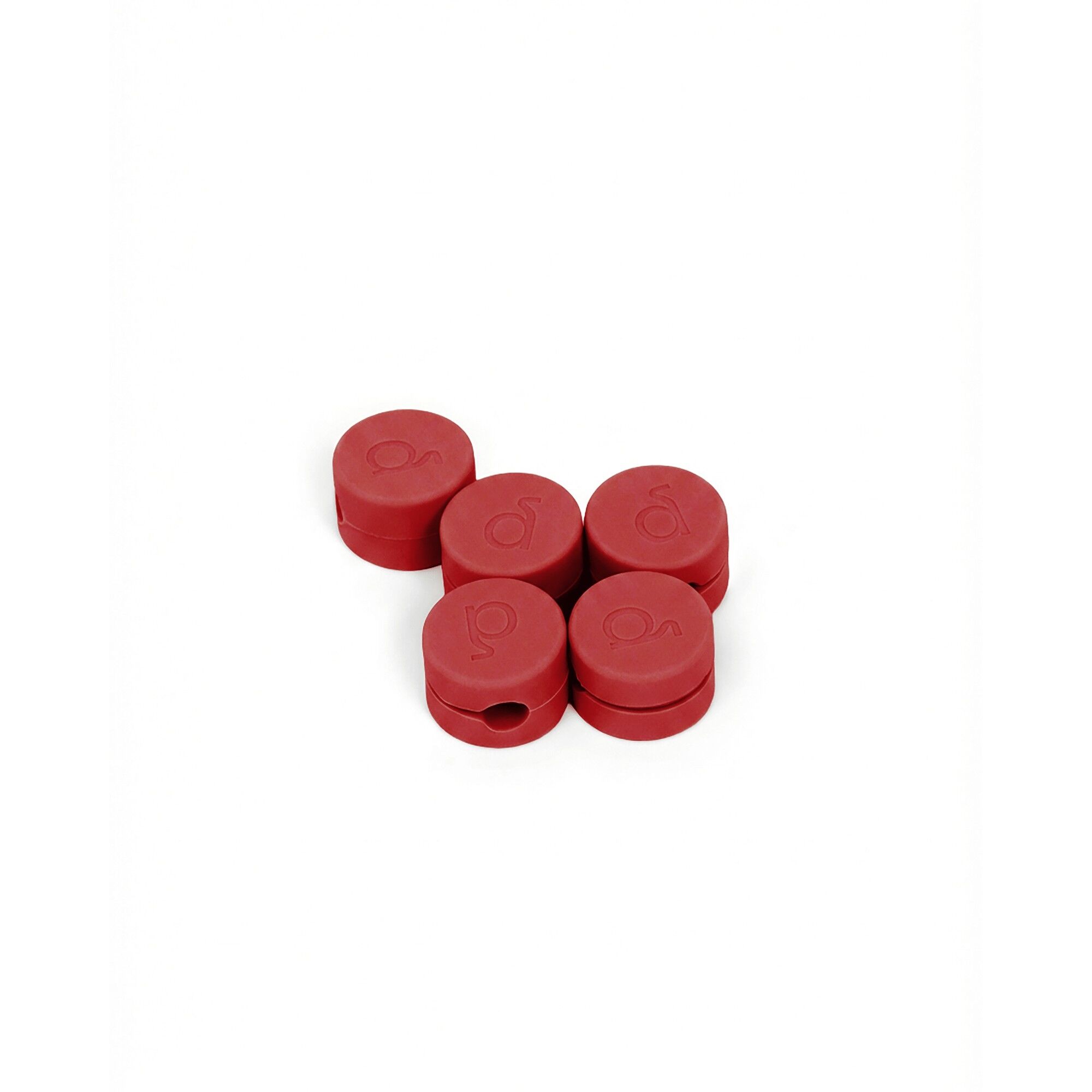 Cable Clips Burnin' Red