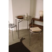 Petit Rond Eettafel Ø65 Roestvrij Staal