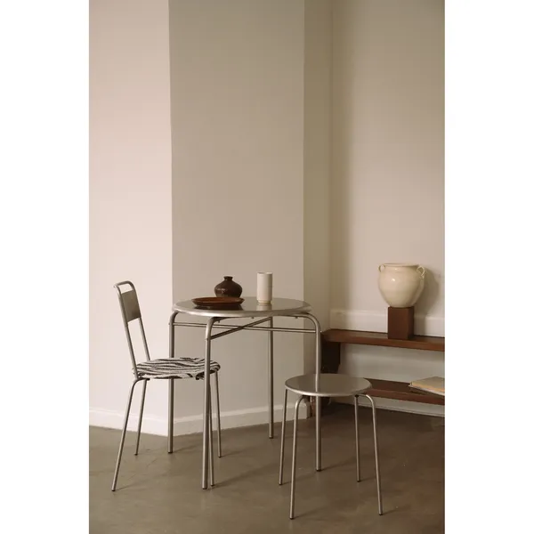 Petit Rond Eettafel Ø65 Roestvrij Staal