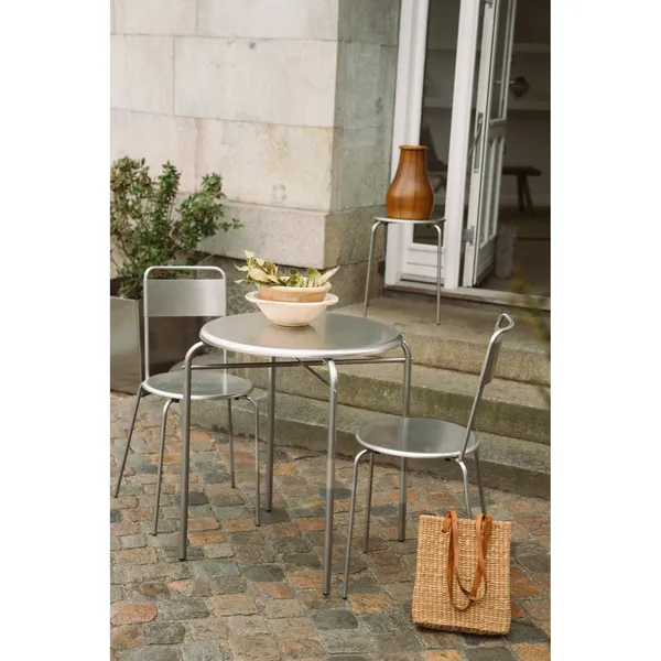 Petit Rond Eettafel Ø65 Roestvrij Staal