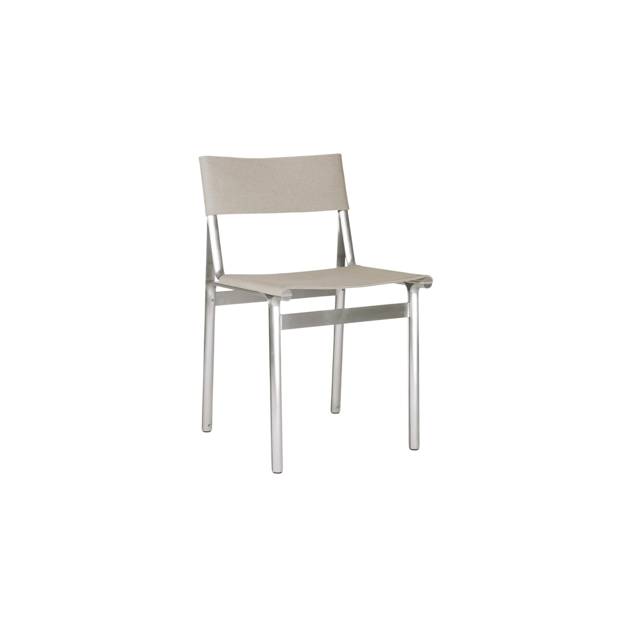 Union Spisebordsstol Aluminum/Sandstone Linen