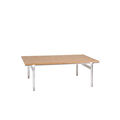 Union Couchtisch Aluminum/Warmbraun