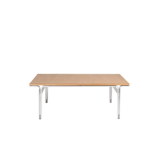 Union Couchtisch Aluminum/Warmbraun