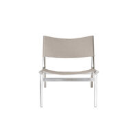 Union Easy Loungestol Aluminum/Sandstone Linen