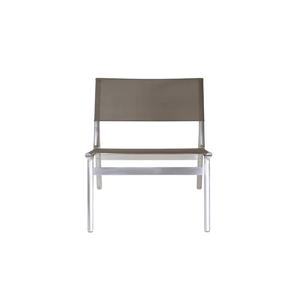Union Easy Lepotuoli Aluminum/Taupe Mesh