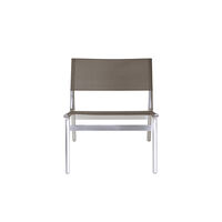 Union Easy Lepotuoli Aluminum/Taupe Mesh