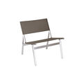 Union Easy Lepotuoli Aluminum/Taupe Mesh