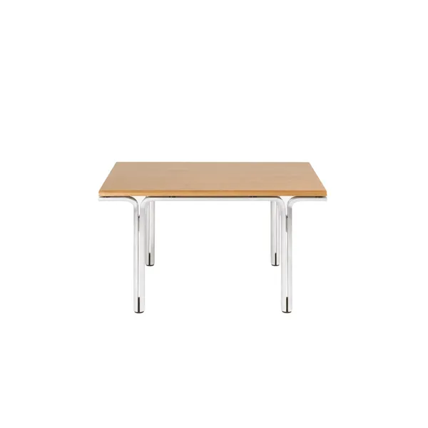 Union Side Table Aluminum/Warm Brown