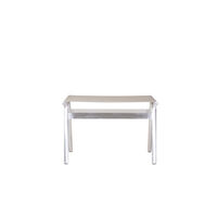 Union Stool Aluminum/Sandstone Mesh