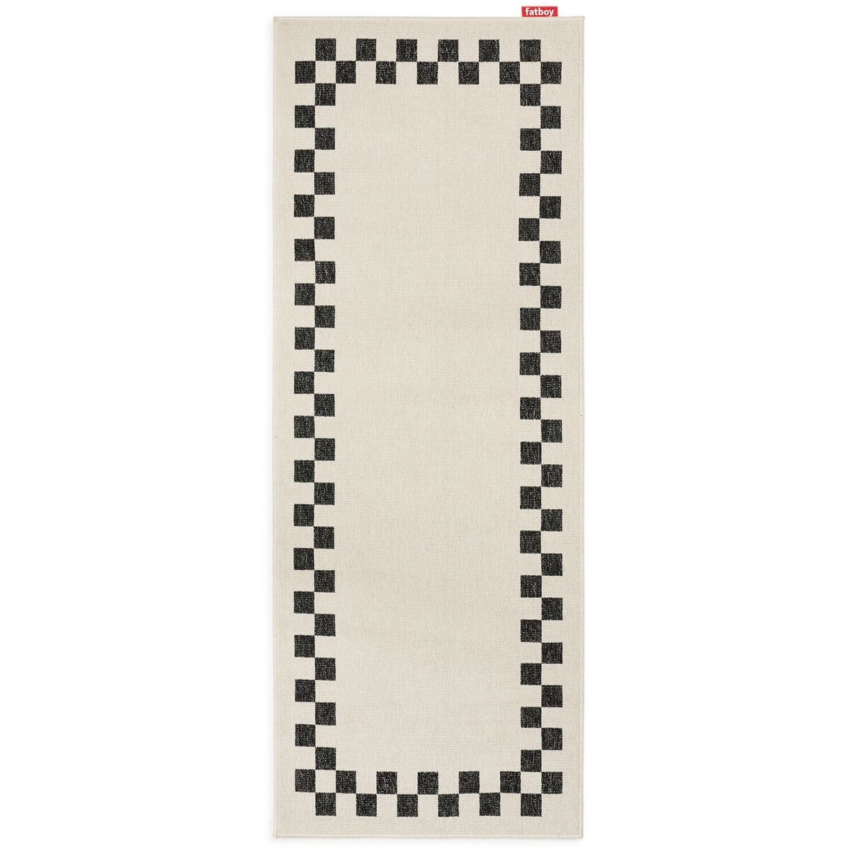 Carpretty Catwalk Check Carpet 80x200 cm Anthracite/ Cream