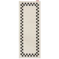 Carpretty Catwalk Check Carpet 80x200 cm Anthracite/ Cream