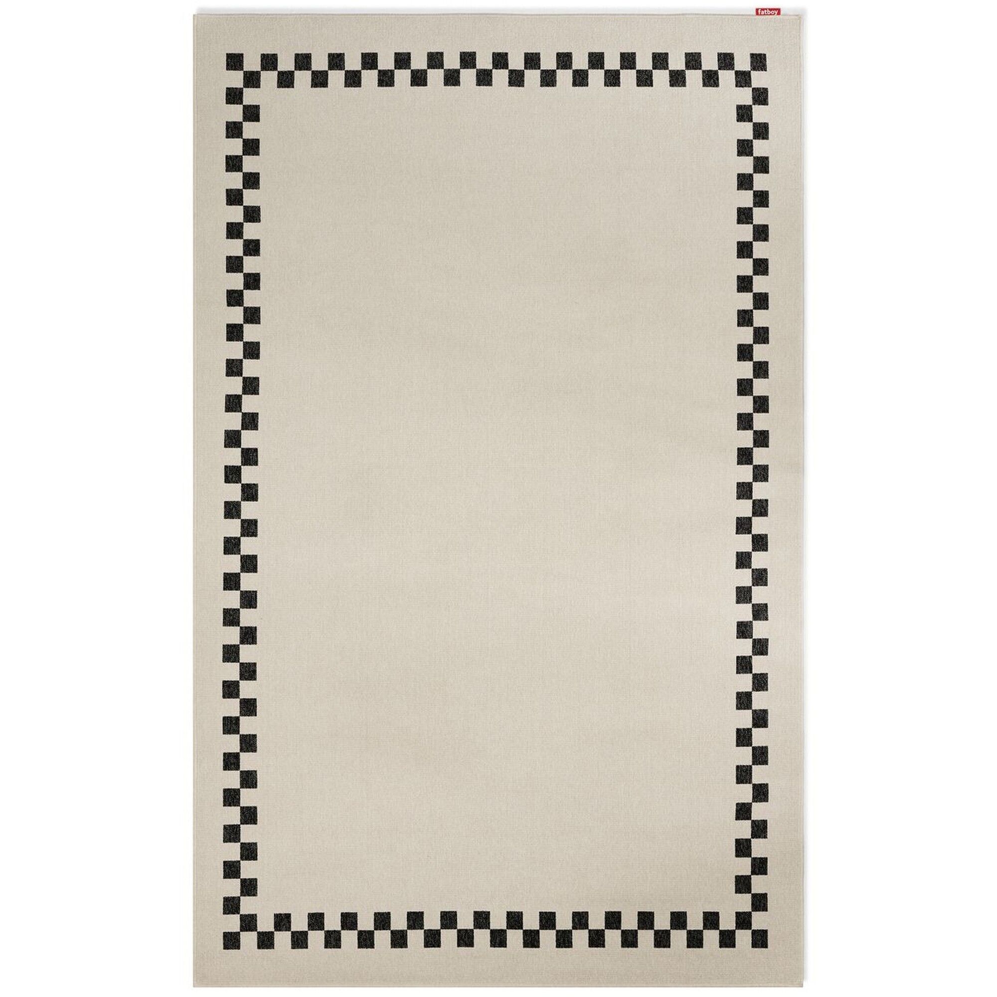 Carpretty Grand Check Teppe 200×300 cm Antrasitt/ Krem