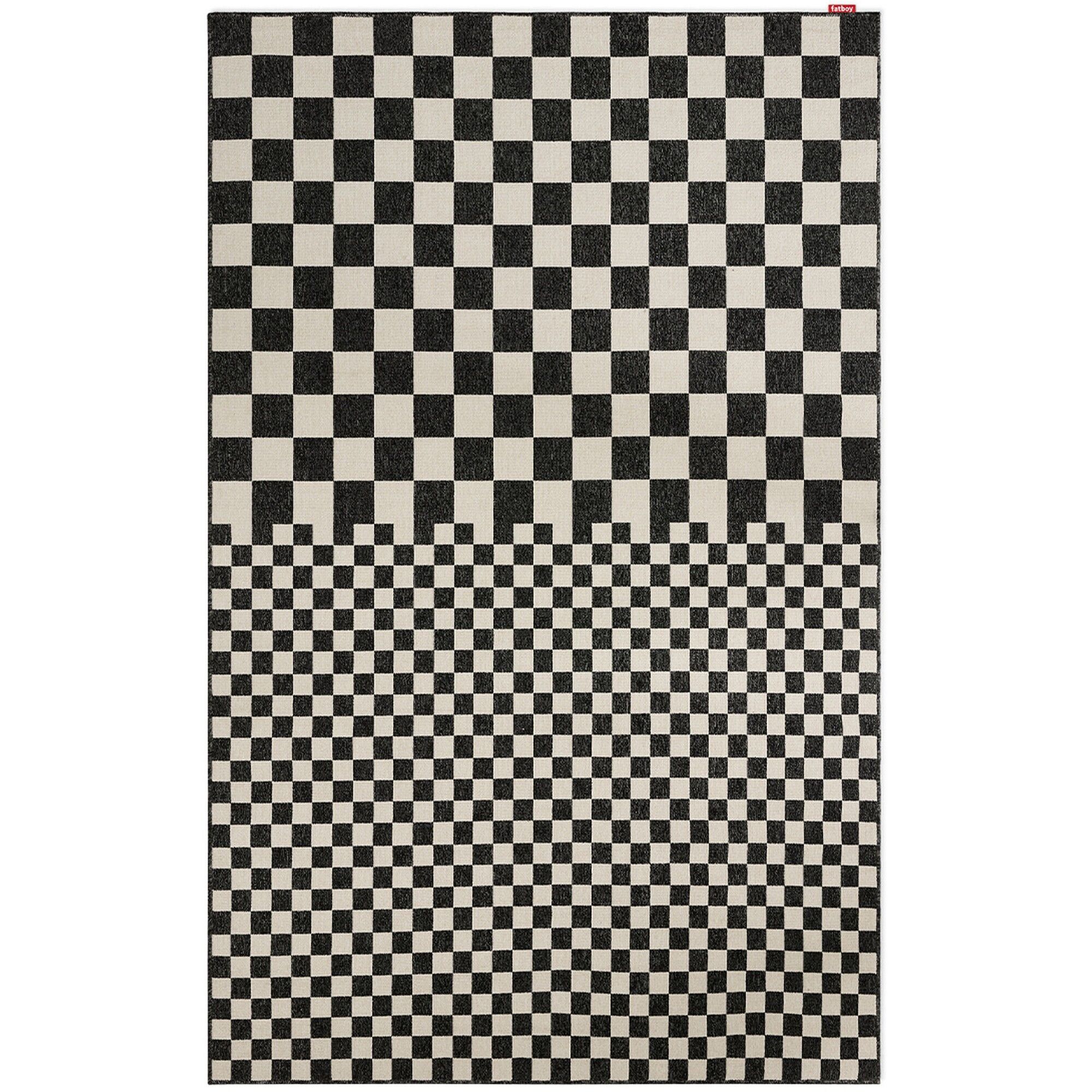 Carpretty Grand Square Affair-teppe 200×300 cm Antrasitt/ Krem