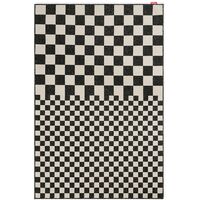 Carpretty Petit Square Affair Teppich 160x230 cm Anthrazit/ Creme