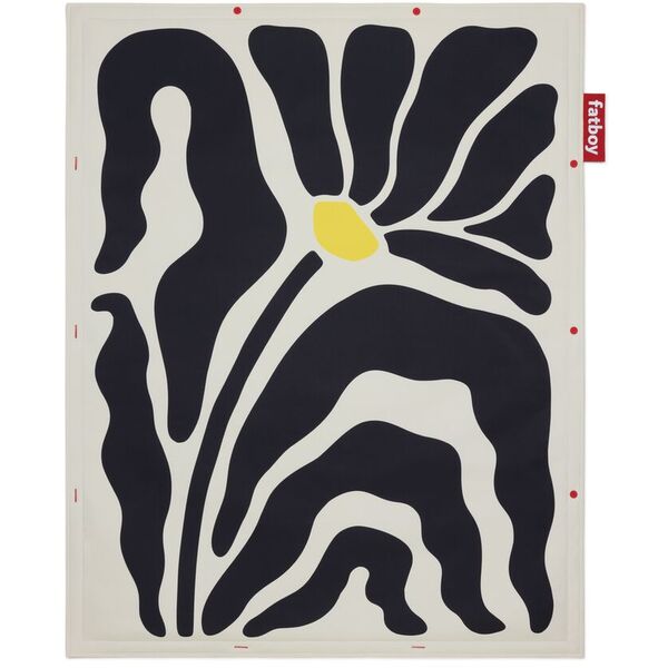 Tappeto Flying Carpet 140x180 cm Botanic Crema/ Nero