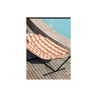 Headdemock Superb Cushion Striped Orange/ Cream