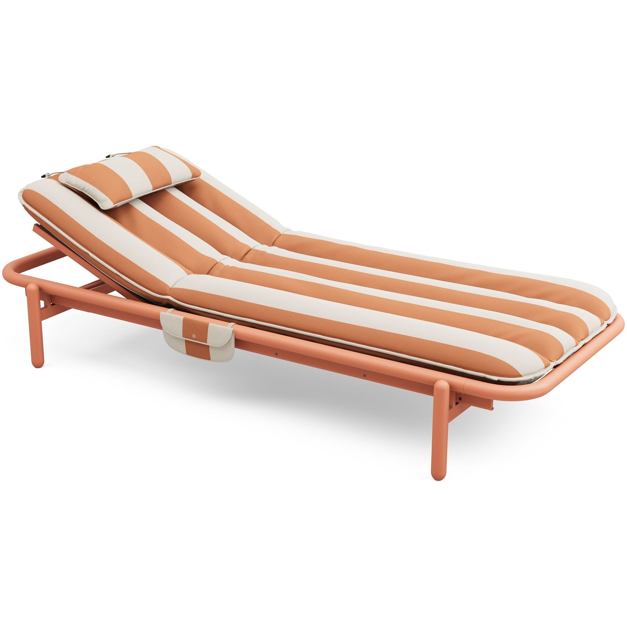 Sunbun Daybed Teracotta/Stripe Orange