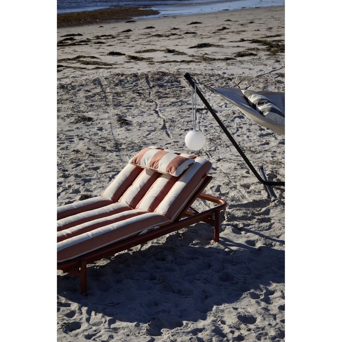 Lit de Jour Sunbun Terracotta/Rayures Orange