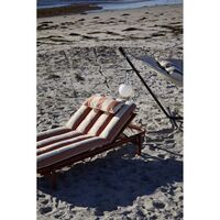 Lit de Jour Sunbun Terracotta/Rayures Orange