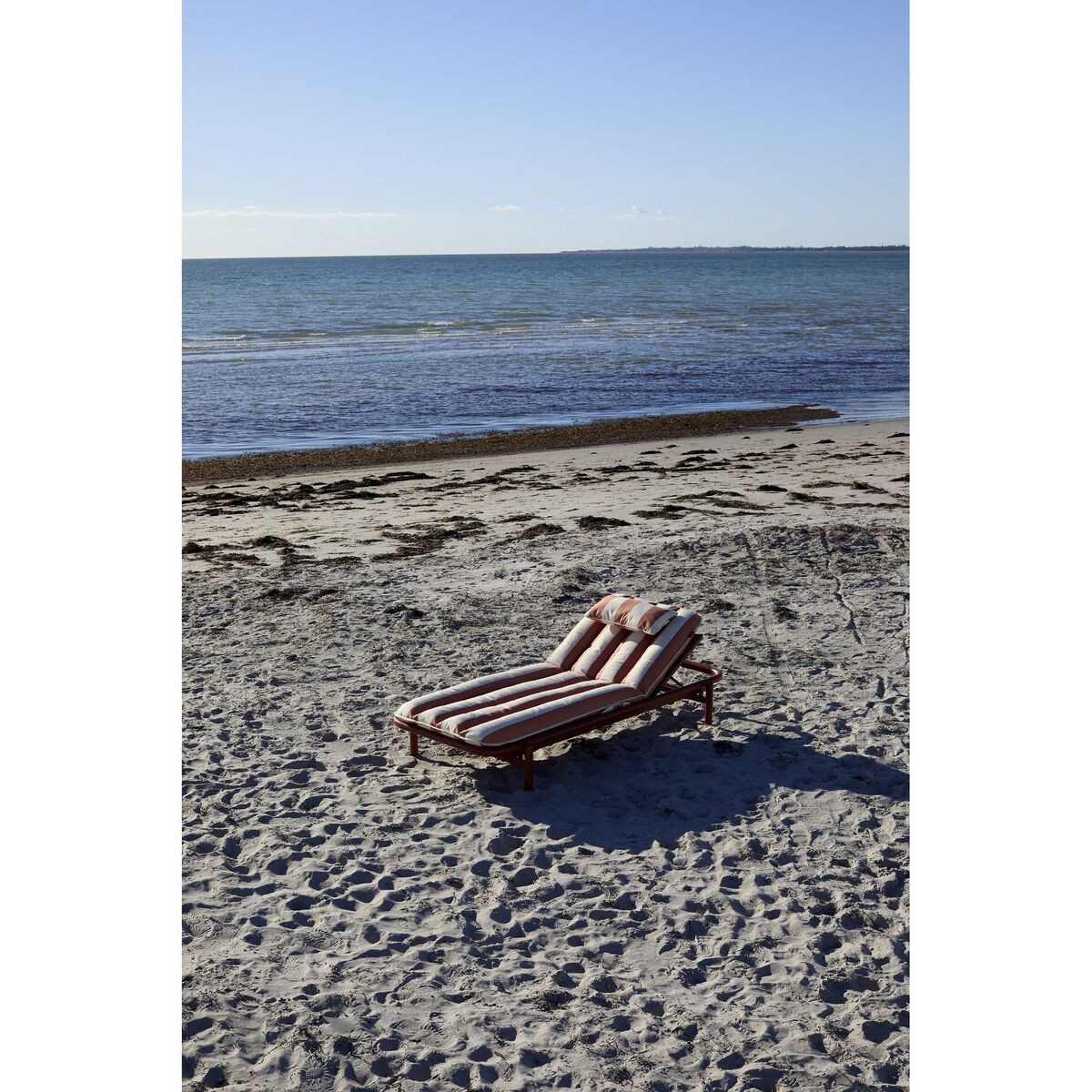 Lit de Jour Sunbun Terracotta/Rayures Orange