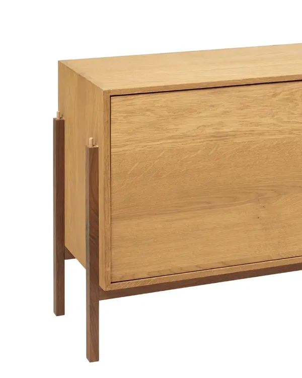 Stack Mid/Bottom Display Cabinet Warm Oak