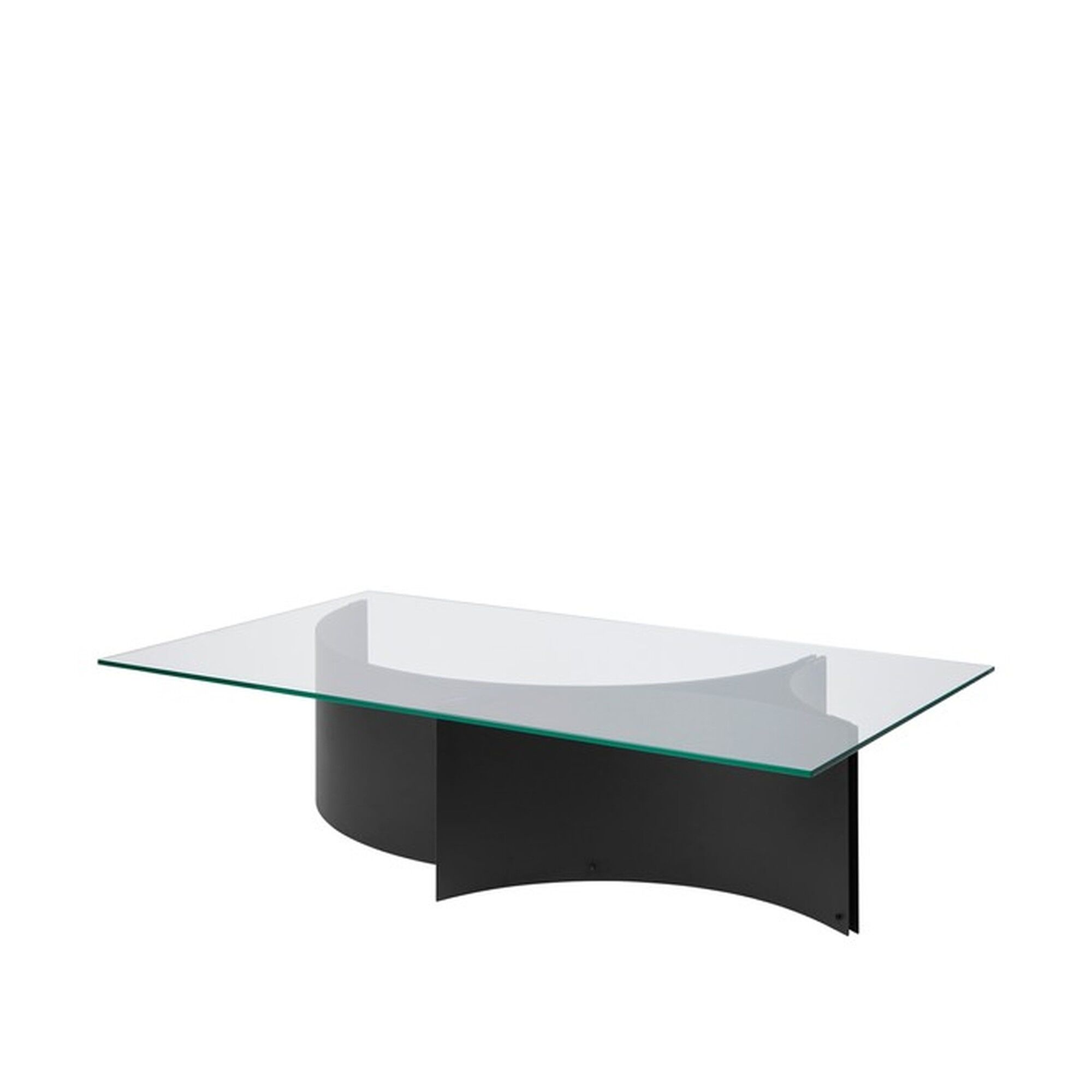 Curated Coffee Table Sort Stål/Glass