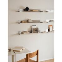 Planar Shelf Medium Brushed Stainless Steel