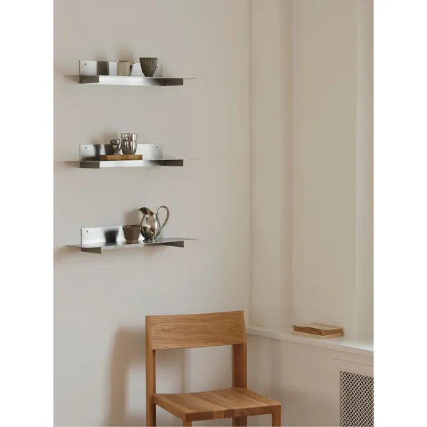 Planar Shelf Small Brushed Stainless Steel