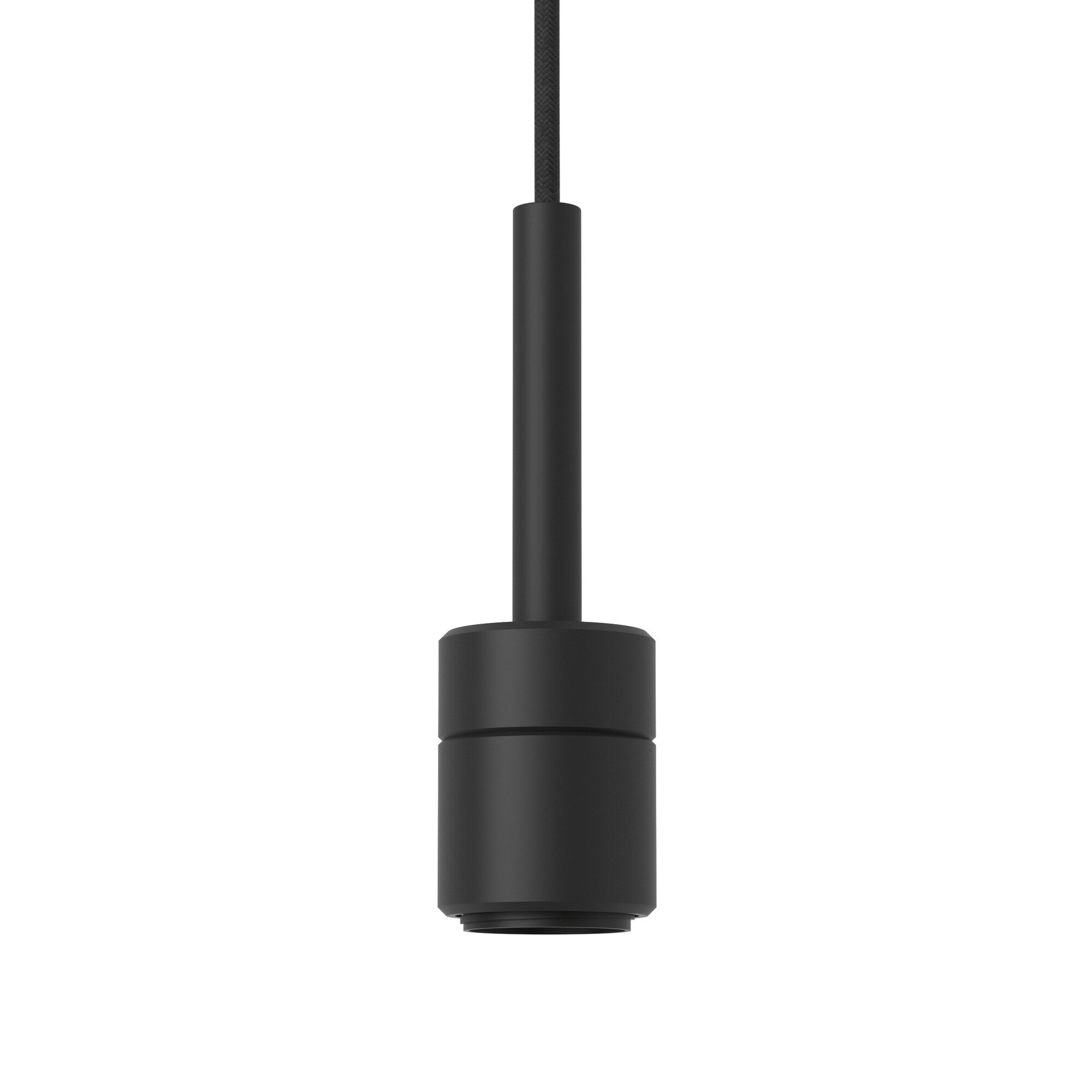 Kit V&auml;gglampa/ Taklampa Matt Svart