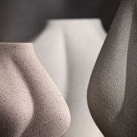 SALTARE Vase Ø15 Creme
