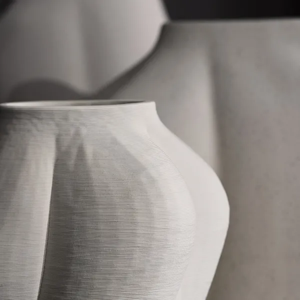 SALTARE Vase Ø15 Creme