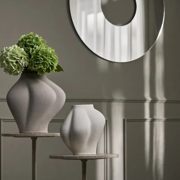 SALTARE Vase Ø13,8 Helltaupe