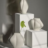 SALTARE Vase Ø13,8 Helltaupe