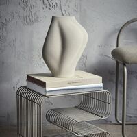 SALTARE Vase Ø17 Helltaupe