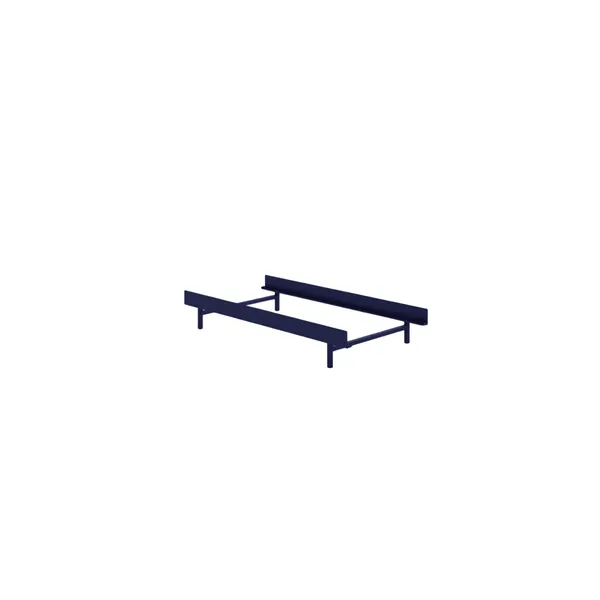 Bed Bed Frame 90 cm Cobalt Blue