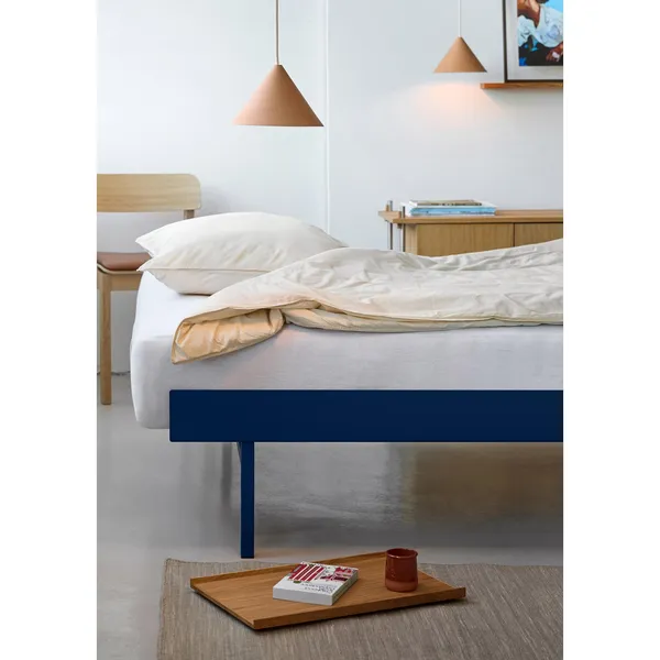 Bed Bed Frame 90 cm Cobalt Blue