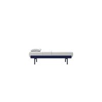 Bed Bed Frame 90 cm With High Legs Cobalt Blue
