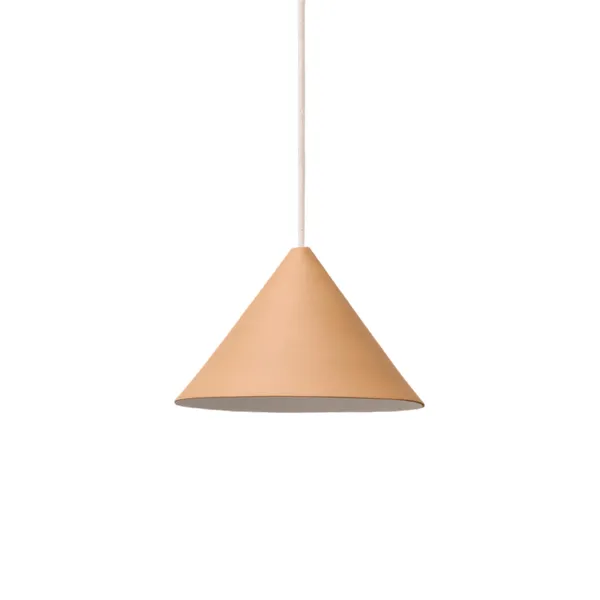 Ceramic Cone Pendant Light Ochre
