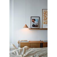 Ceramic Cone Pendant Light Ochre