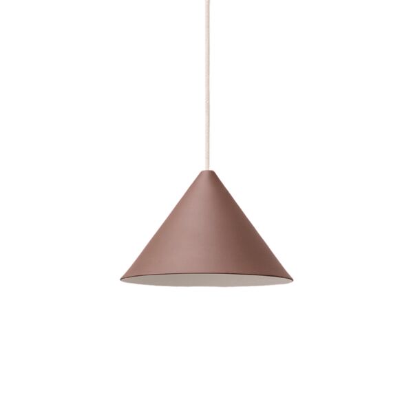 Ceramic Cone Pendant Umber Brown