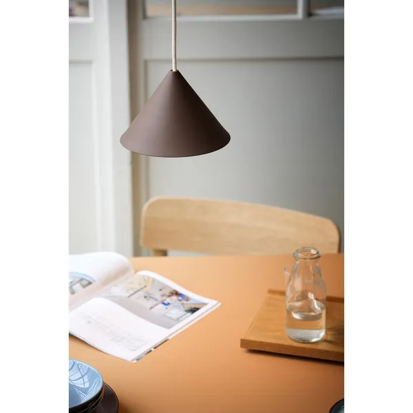 Ceramic Cone Pendel Umber Brown