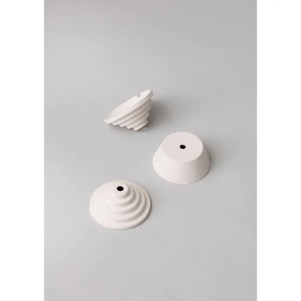Ceramic Basic Rosette White