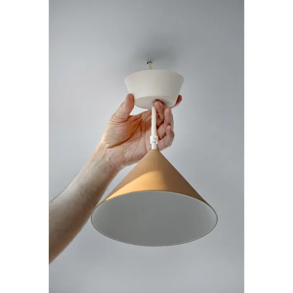 Ceramic Basic Rosette White
